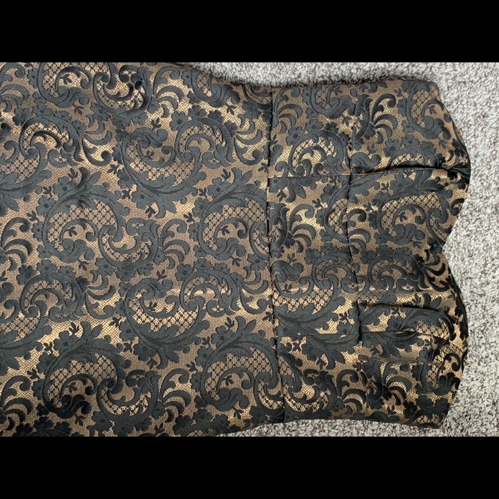 Black and gold Cocktail dress